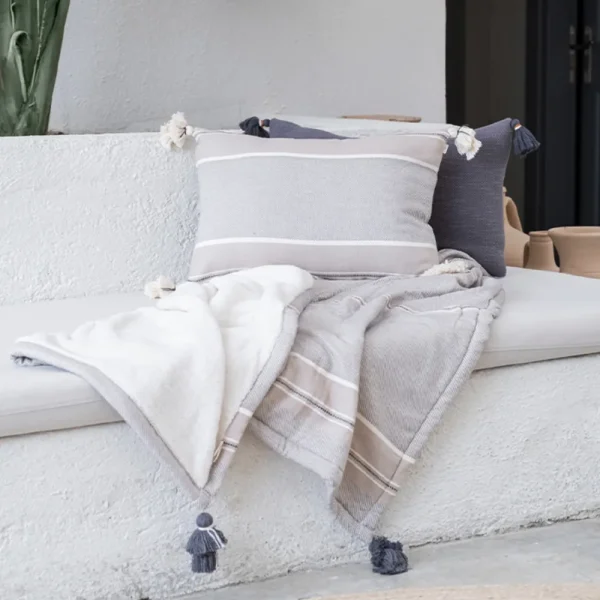 Buldans Brunella Kussen 35x55 cm Antraciet