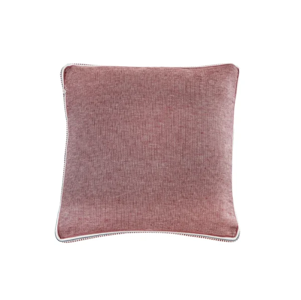 Buldans Felis Kussen 45x45 cm Rustiek Bordeaux