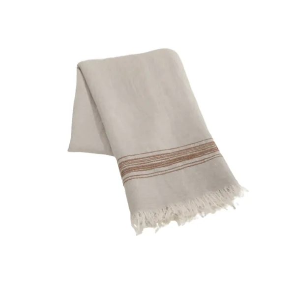 Buldans Marl Peshtemal Beige/Tobacco