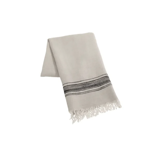 Buldans Marl Peshtemal Beige/Zwart