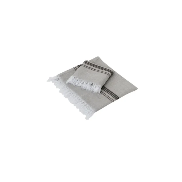 Buldans Marl Peshkir 50x30 cm Beige/Zwart
