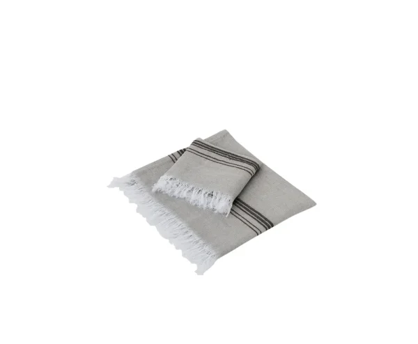 Buldans Marl Peshkir 45x90 cm Beige/Zwart