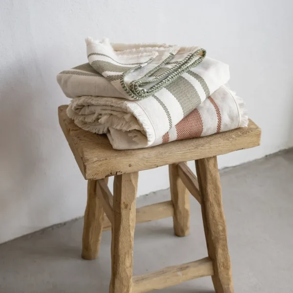 Buldans Terra Handdoek 50x90 cm Tijm Groen
