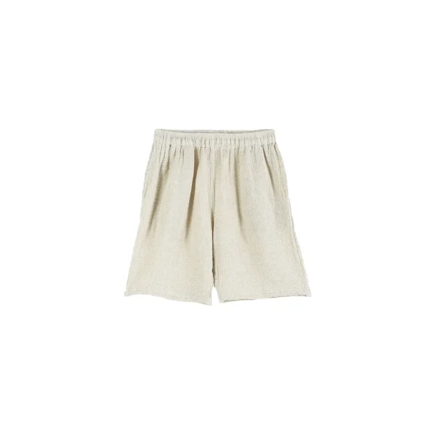 Buldans Aspen Heren Short Natuur Linnen