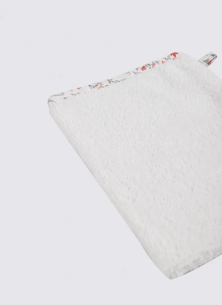 Ecocotton Dagi 4-Delige Poncho Set voor Babyjongens 100% Organisch Katoen Geborduurd Crème 1-4 Jaar - Afbeelding 3