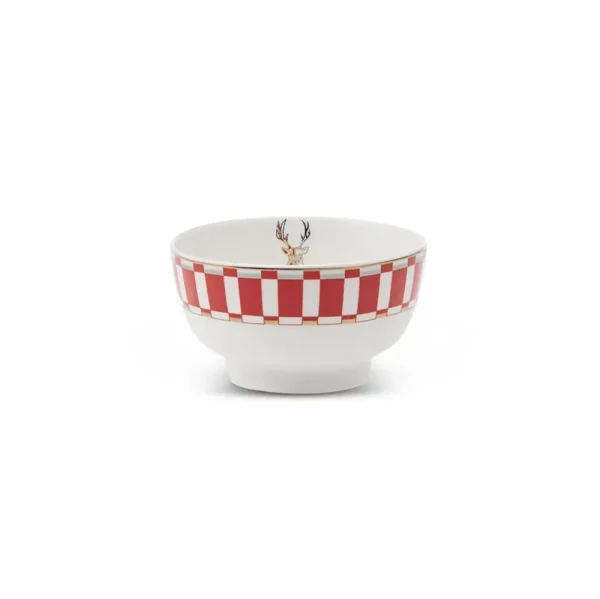 Karaca Aries Rode Zuil Snackschaal 12 cm