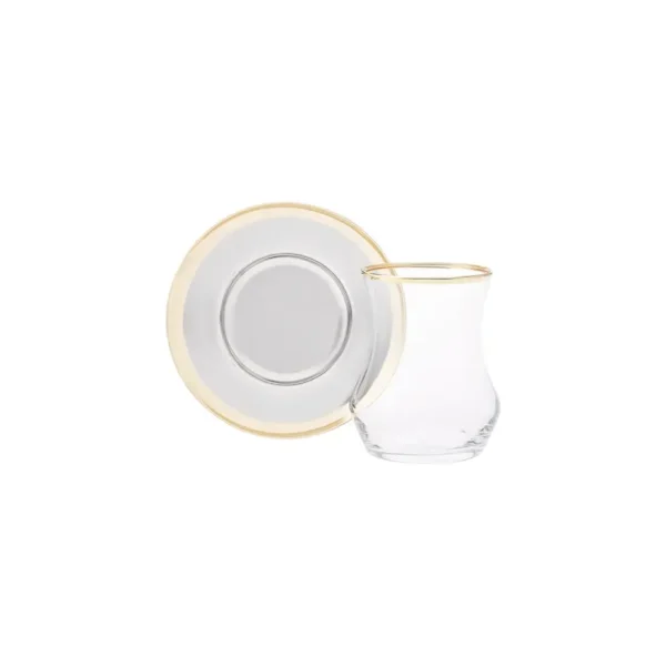 Karaca Pera Gold 18 Delige theeset