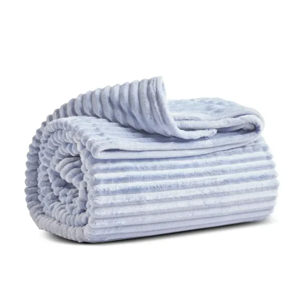Karaca Ruby Stripe Wellsoft Deken, Blauw