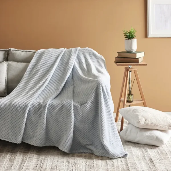 Karaca Pearl Baby Fleece Eénpersoonsdeken, Blauw