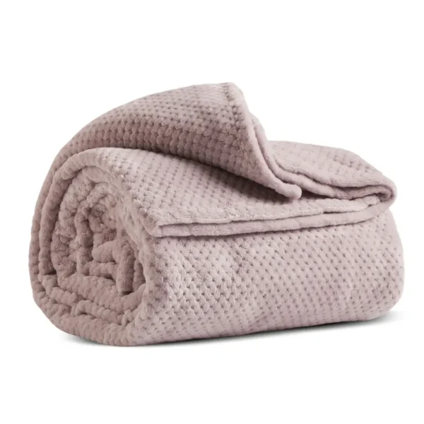 Karaca Pearl Baby Fleece Eénpersoonsdeken, Violet