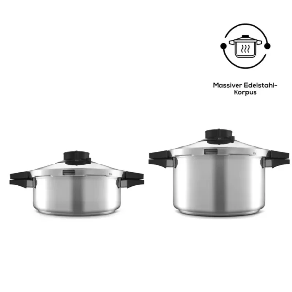 Karaca Quick and Safe Snelkookpot Set 4+6 Lt