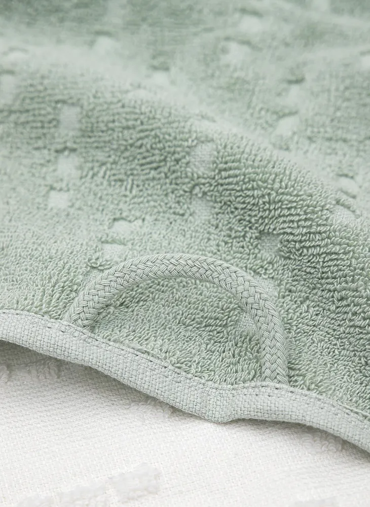 Green Black Pera 2-Delige Keukenhanddoek 100% Katoen Crème-Mint 50X70cm - Afbeelding 3