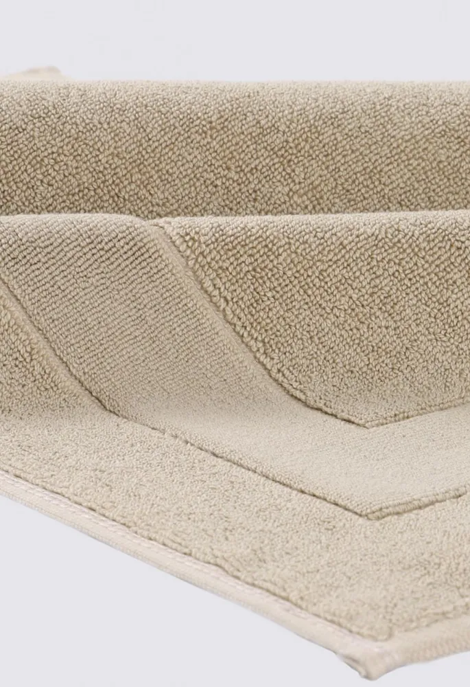 Green Black Elena Badmat 100% Katoen Gekamd Beige 50x80 Cm - Afbeelding 2