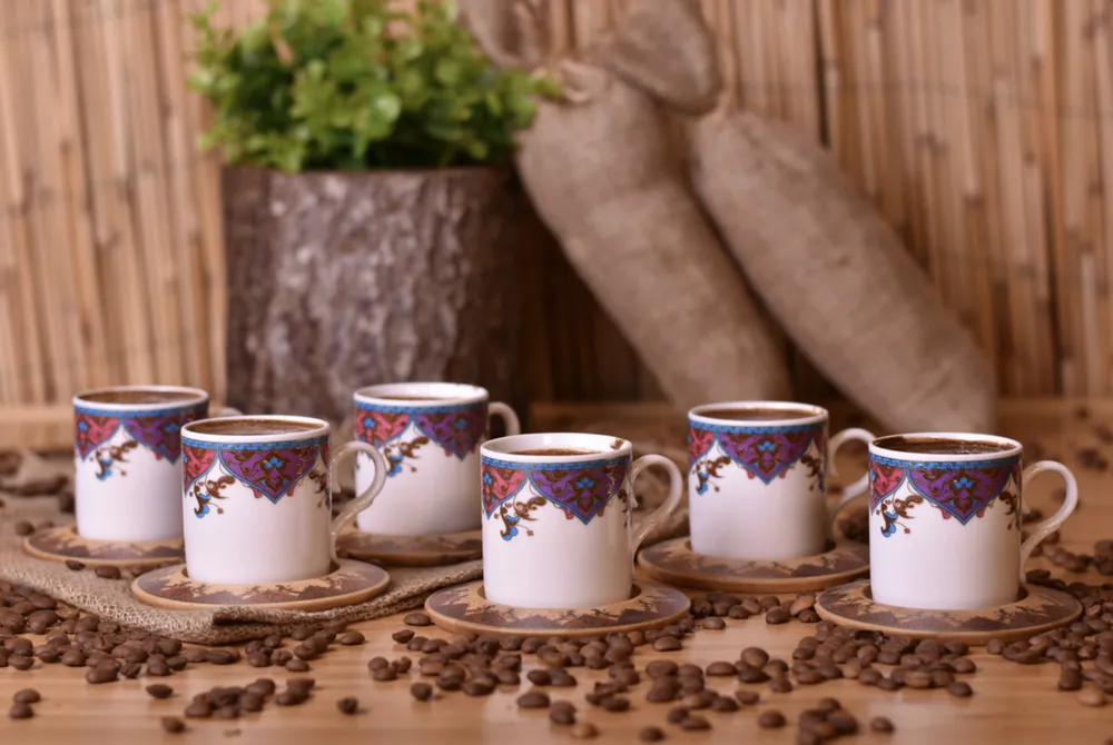 Bambum Amara 6 Persoons Koffiekopjes Set - Afbeelding 2