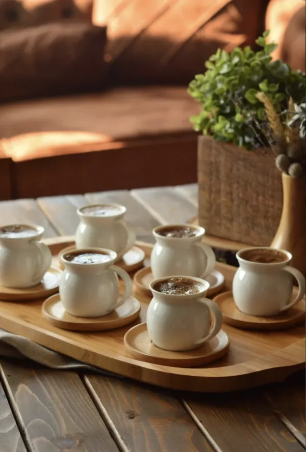 Bambum Torby 6 Persoons Koffiekopjes Set