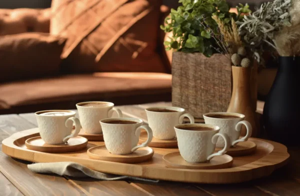 Bambum Flo 6 Persoons Koffiekopjes Set