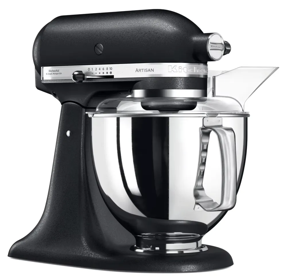 KitchenAid Keukenrobot Met Kantelbare Kop 4,8 L - ARTISAN MET EXTRA ACCESSOIRES - VULKAANZWART - Afbeelding 3