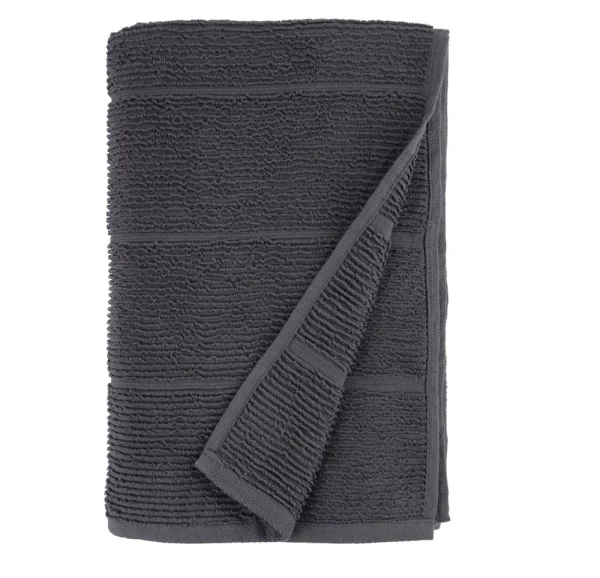 Buldans Sardes Handdoek 50x90 cm antraciet