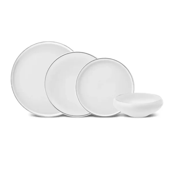 Karaca Streamline Sunset Platinum 6-persoons servies, 24-delig