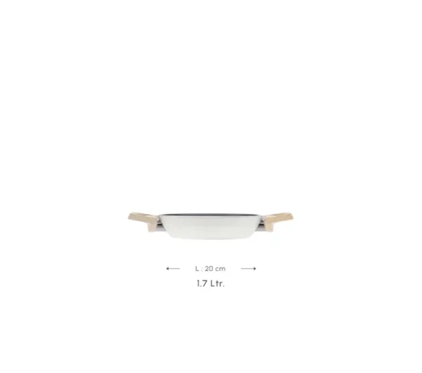 Karaca Swiss Crystal 20 cm Inductie Koekenpan, Crème