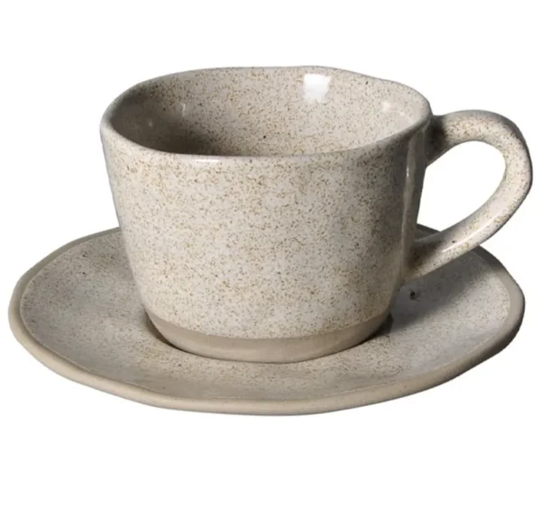 Bricard Porcelain Albi Espressoset | lichtgrijs 12-Delig