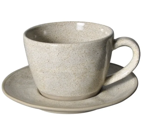 Bricard Porcelain Albi koffieset | Lichtgrijs 12-Delig