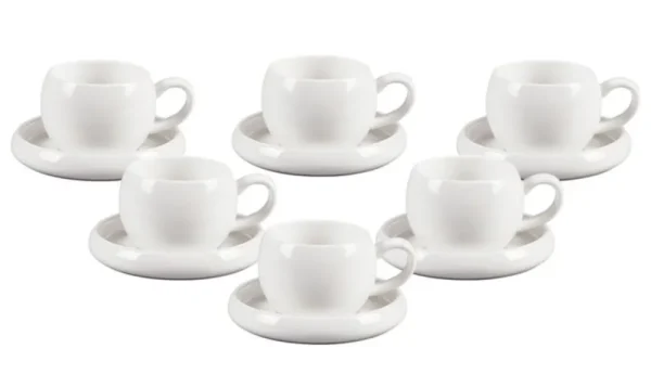 Bricard Porcelain Bondy Espressoset 4 Delig | 2 Persoons