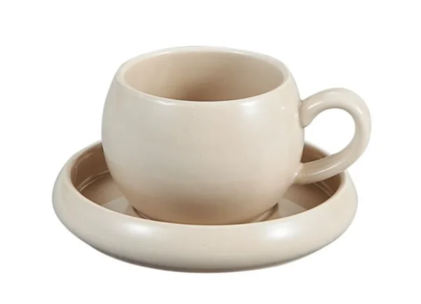 Bricard Bondy Koffieset 2 Persoons | Beige 4-DELIG