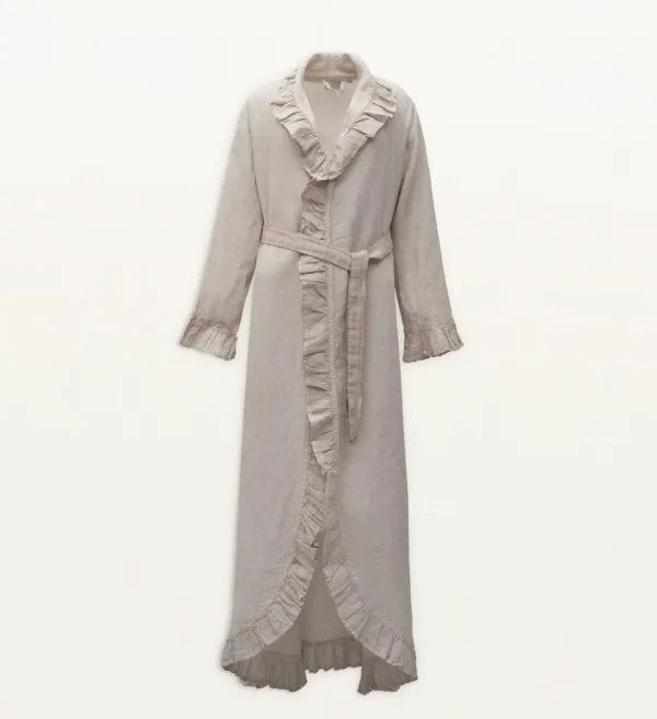 Ecocotton Miranda dames kamerjas 100% linnen Beige