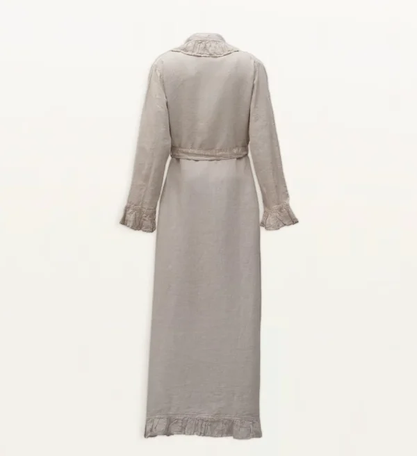 Ecocotton Miranda dames kamerjas 100% linnen Beige