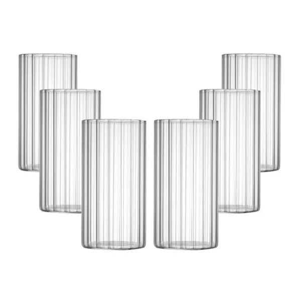 lucena Long borosilicaatglas 400 ml | 2 stuks