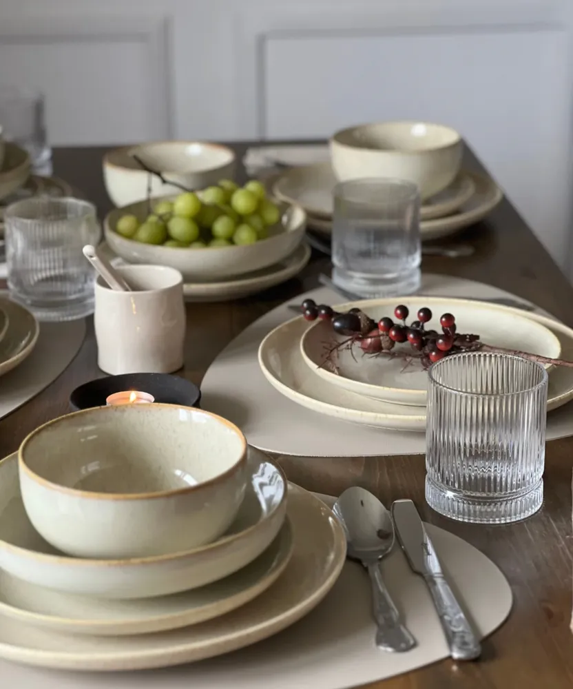 Ria 24-delig serviesset voor 6 personen | beige - Afbeelding 7