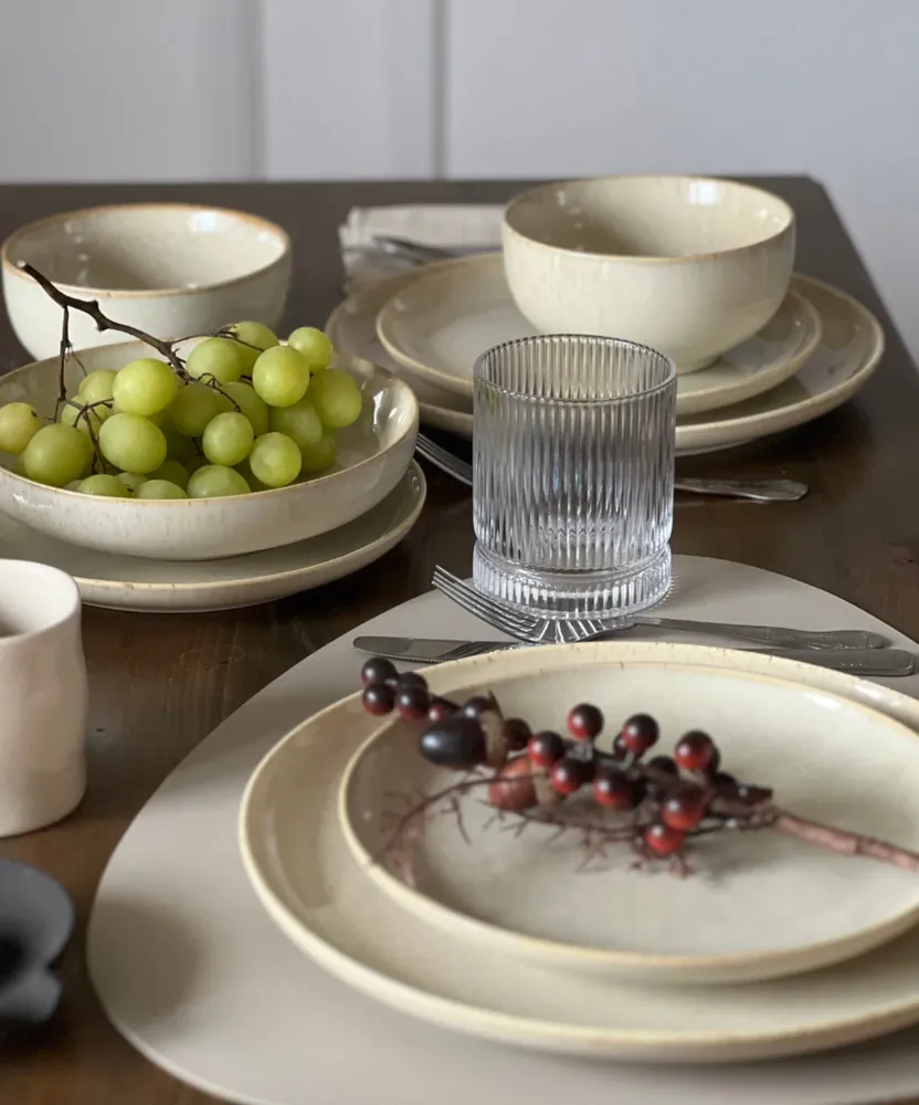 Ria 24-delig serviesset voor 6 personen | beige - Afbeelding 5