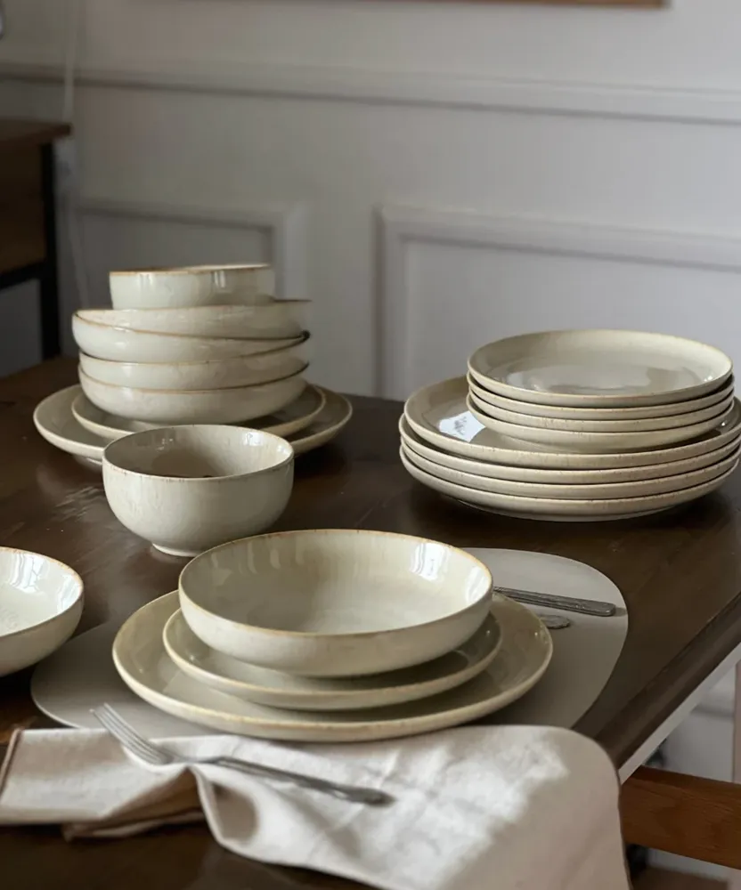 Ria 24-delig serviesset voor 6 personen | beige - Afbeelding 3