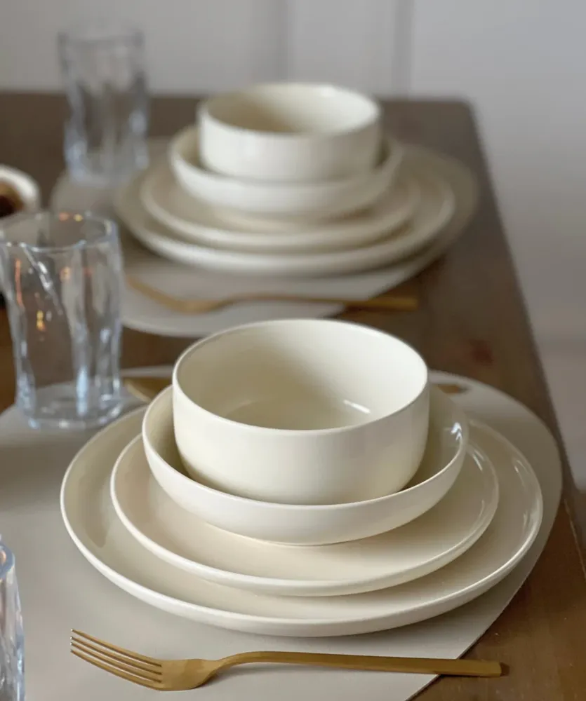 Novel 24-delig serviesset voor 6 personen | beige - Afbeelding 3