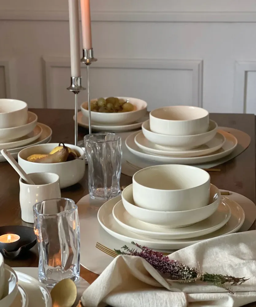 Novel 24-delig serviesset voor 6 personen | beige - Afbeelding 6