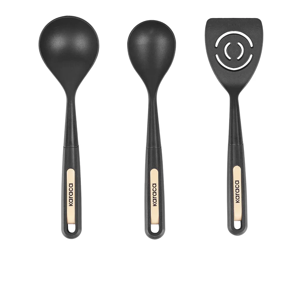 Karaca Swiss Crystal 15-delige Kookgerei set crème - Afbeelding 4