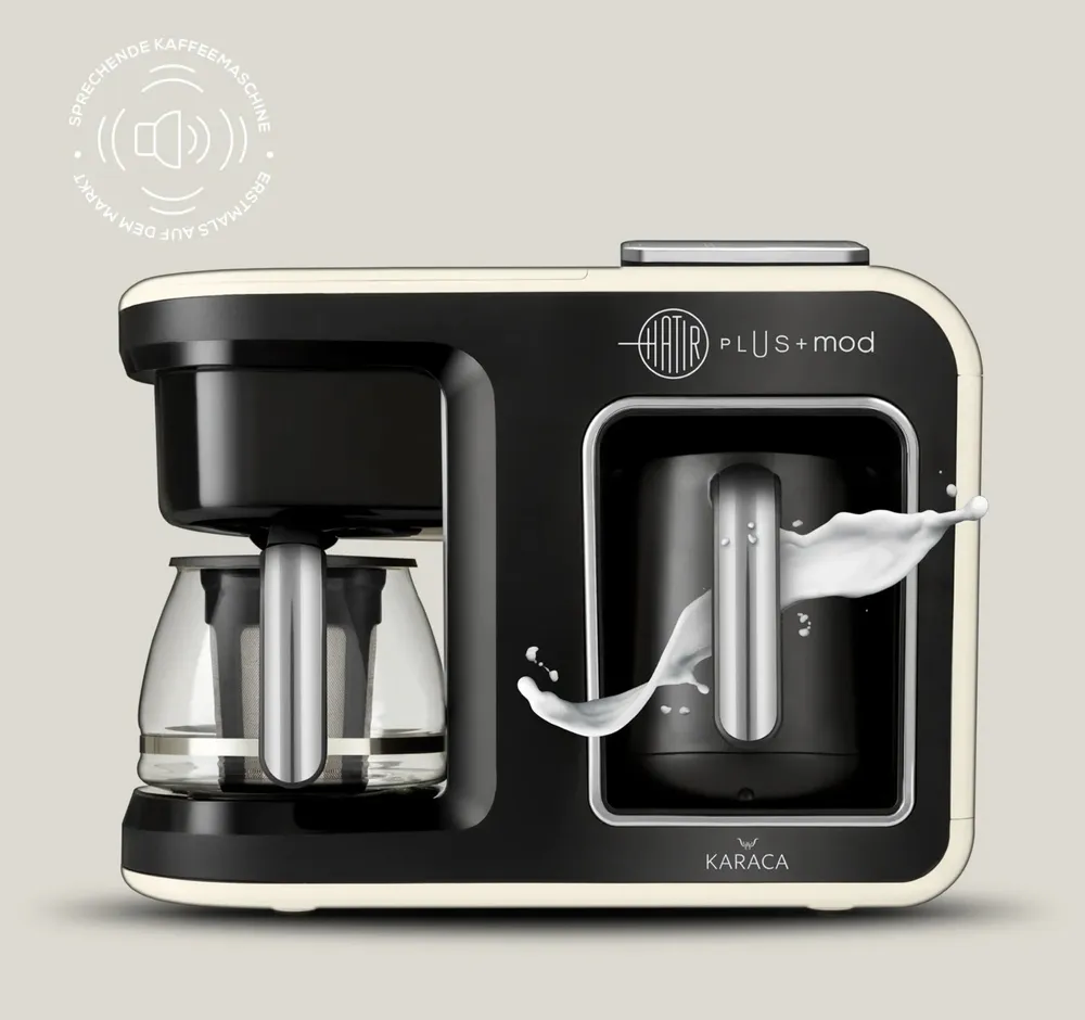 Karaca Hatır Plus Mod 5 in 1 thee- en Koffiezetapparaat Crème 1385W - Afbeelding 5