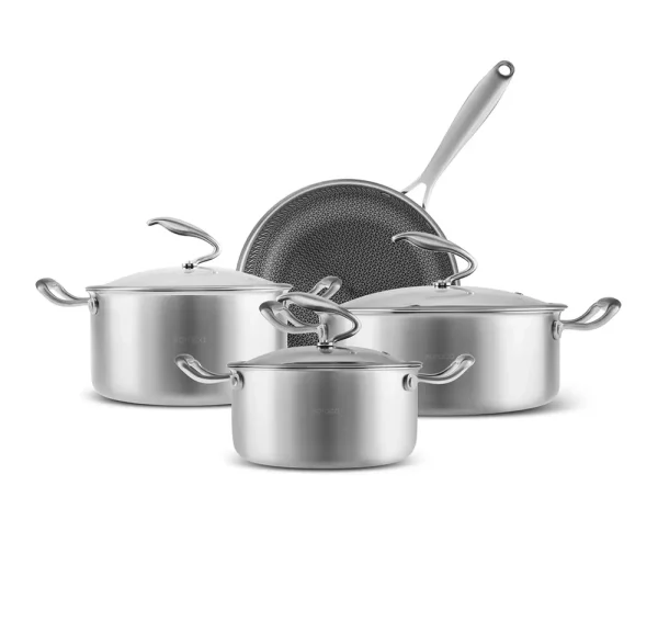 Karaca 5Ply PowerSteel 316+ Kookpotten set , 7 Delig