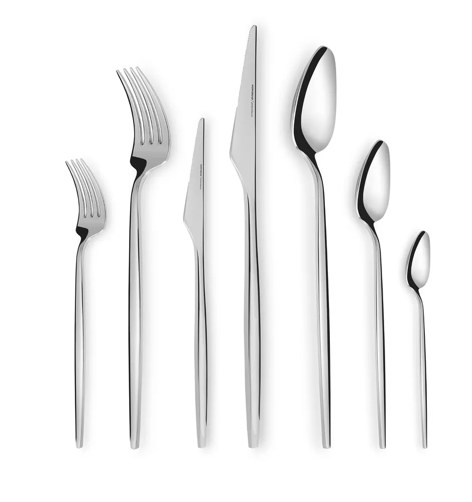 Karaca Moongate 316+ 84-delig premium bestek voor 12 personen - Afbeelding 3