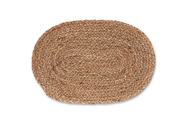 S&P Placemat 45x30cm ovaal maisblad donkerbruin TableTop