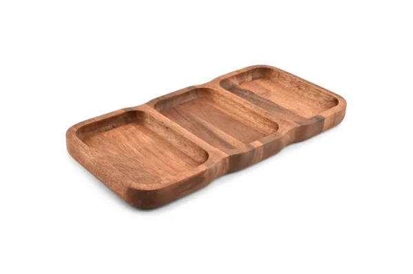 S|P Collection Serveerschaal 38x19xH3cm 3 delen Chop