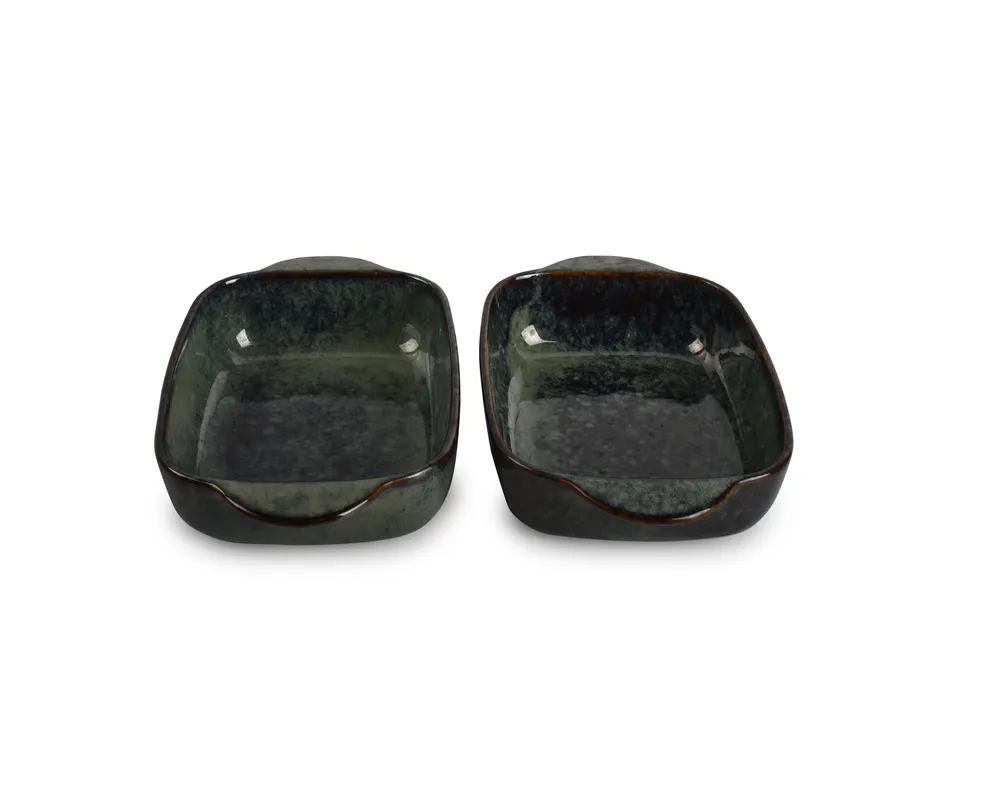 S&P Ovenschaal 25/19,5x16,5xH6cm groen/blauw Meridian - Afbeelding 3