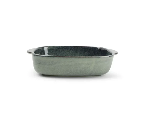 S&P Ovenschaal 39/33x25,5xH8,5cm groen/blauw Meridian