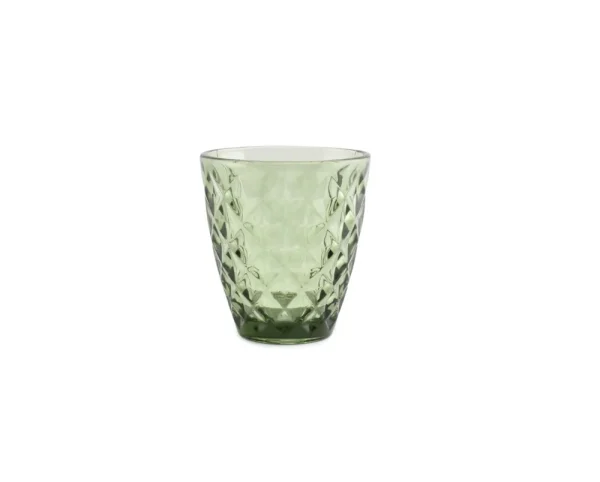 Glas 22cl groen Prisma - set/4