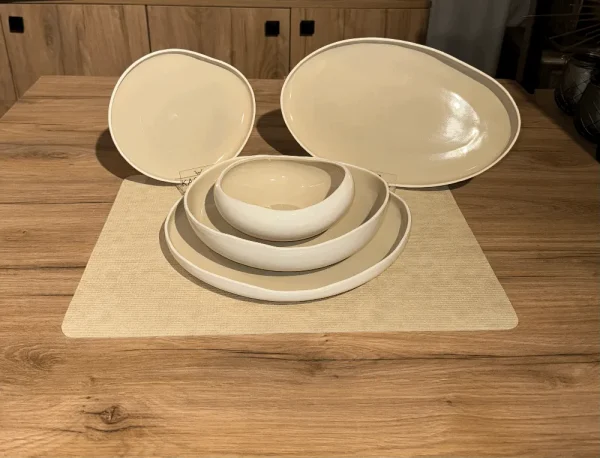 Sara Beige serviesset | 25-delig voor 6 personen