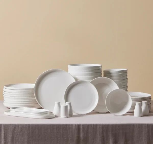 Karaca Streamline Favaro 53-delige 12-persoons Serviesset wit