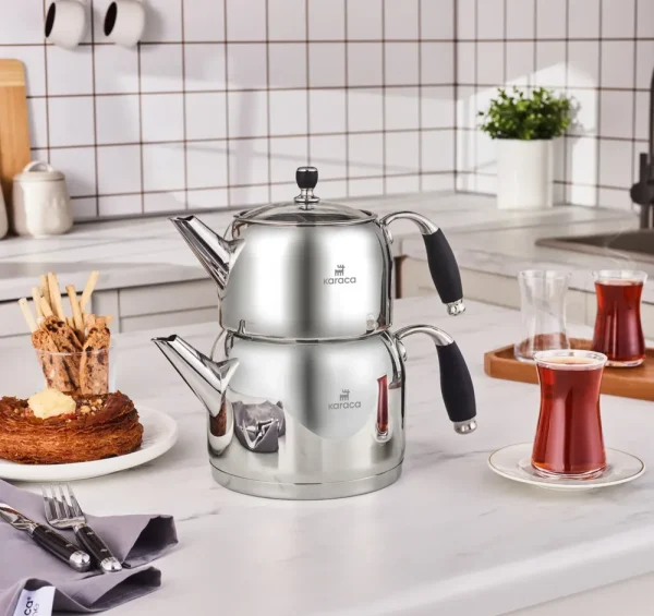 Karaca Stella Roestvrijstalen Theepot Set