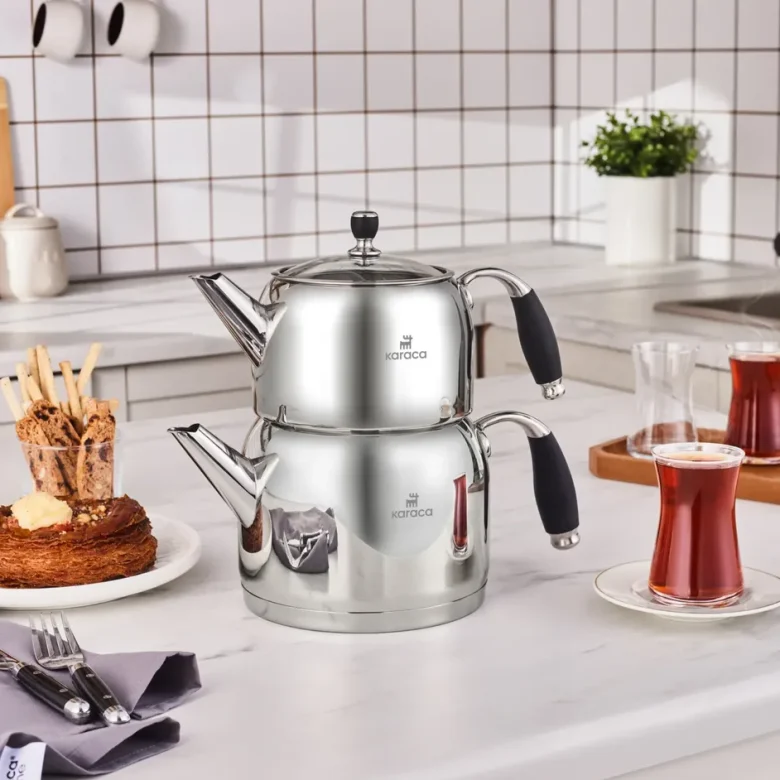 Karaca Stella Roestvrijstalen Theepot Set