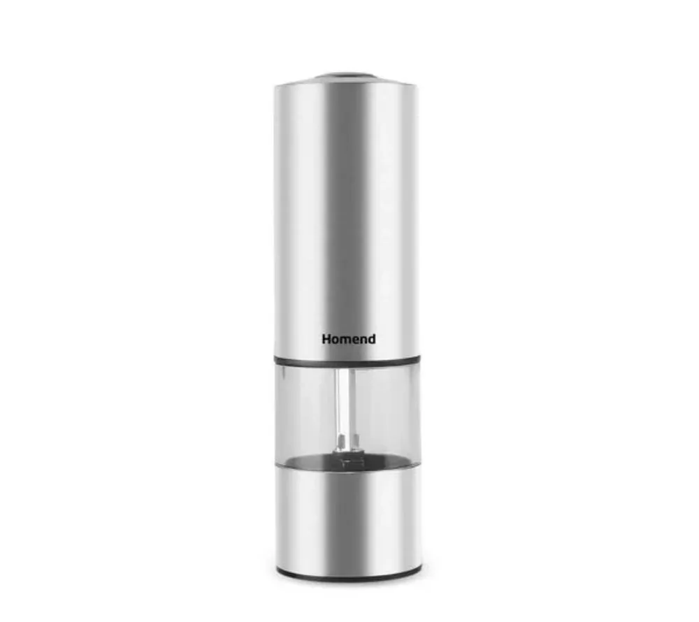 Homend Grindgo 6004UK Oplaadbare Kruidenmolen, Inox